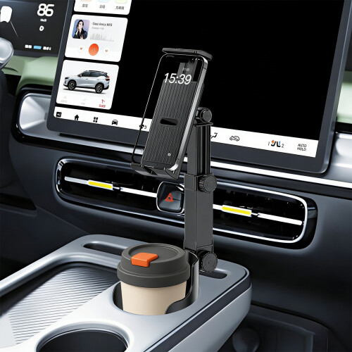 Support de verre réglable pour véhicule, pour smartphones et 1