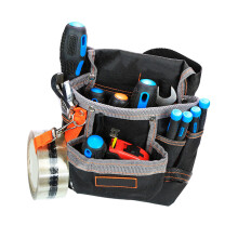 Multifunktionale Werkzeugtasche mit mehreren Taschen,-Grau