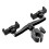 Double Phone Holder with 360 Rotation Adjustable Clamp for 4.5-7 1