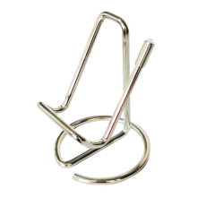 Sterke metalen telefoonstandaard met brede-Zilver