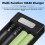 Coque d'alimentation de charge 18650 avec boîtier de-Noir 6