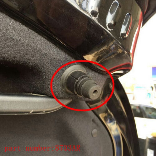 6pcs Trunk Bonnet Rubber Pier Adjustable Stop Bonnet Buffer Block 8733AR 7908Y6 for  508 Tail Gate Block Limit 2