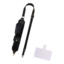 Adjustable PU Leather Crossbody Phone Lanyard Shoulder Strap For