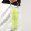Metal Handle Wine Bottle Bag Mesh Pouch with- white diamonds 5