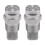 2pcs 1/4inch Threaded Fan Sprayer Nozzle With Stainless-4502 1