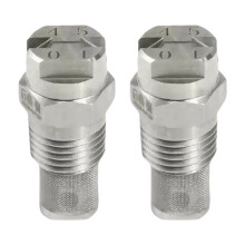 2pcs 1/4inch Threaded Fan Sprayer Nozzle With Stainless-4501