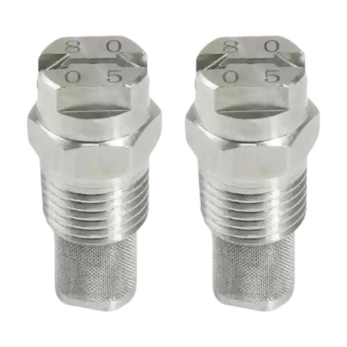 2pcs Fan Styles Nozzle With Precisions Filter Mesh Crafted-8005