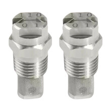 2pcs Fan Shaped Sprayer Nozzle With Integrated Filter For-11001