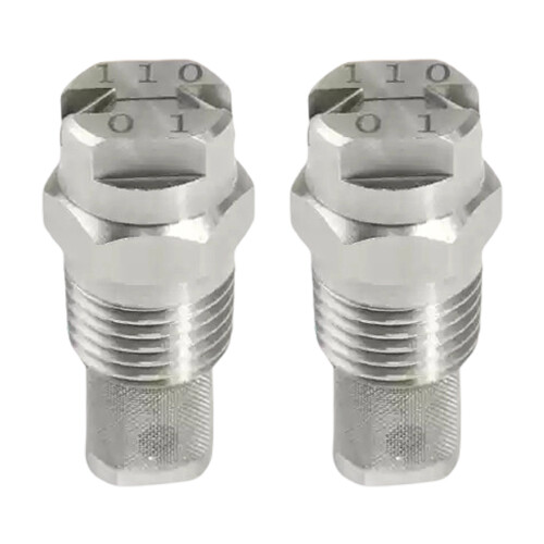 2pcs Fan Shaped Sprayer Nozzle With Integrated Filter For-11001