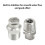 High Performances Fan Pattern Water Jet Nozzle High-5003SS 6