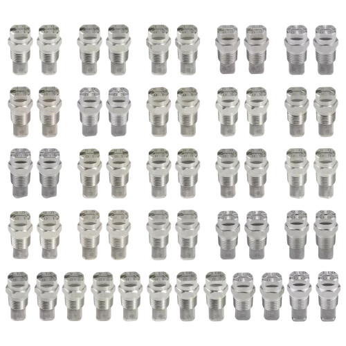 2pcs 1/4inch Threaded Fan Sprayer Nozzle With Stainless-8001 1