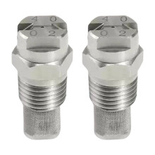 2pc Premium Stainless Steel Fan Sprayer Nozzle Featuring-4002
