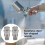 2pcs 1/4inch Threaded Fan Sprayer Nozzle With Stainless-8001 3