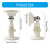 Decorative Holiday Door Stop No Tool Need Elastic PVC-Ivory 4