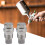2pcs 1/4inch Threaded Fan Sprayer Nozzle With Stainless-8001 7