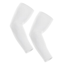 Soft Sun Protections Arm Sleeves Suitable For Multiple-White