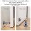 Decorative Holiday Door Stop No Tool Need Elastic PVC-Ivory 7
