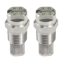 2pcs Stainless Fan Sprayer Nozzle For Uniform Mists-8003