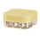 Leakproof Silicones Ice Cubes Trays with Wire Frame and-Yellow 1