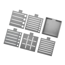 Vierkante Memo Pad-opslagcontainer voor-Lichtgrijs