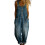 Women Polyester Jumpsuit Comfortable Stretch Fabric-Blue S 1