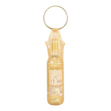 Pochette à vin avec poignée en métal, bouteille de Champagne,-Or