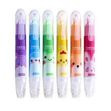 6Pcs Erasable Highlighters Pen Fluorescence Marker Highlighting