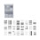 Colorful Memo Note Pad Adhesive Note Paper For Books-grey 1