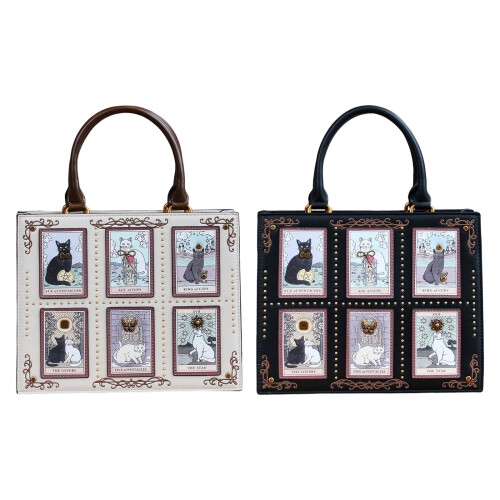 Practical PU Leather Satchel With Adjustable Strap And-Black 1