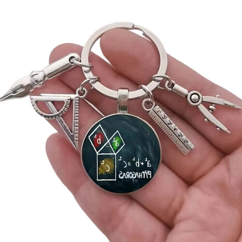 Porte-clés pour professeur de mathématiques, outil-3