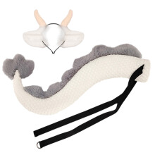 Adorable Plush Dragon Horn Headband With-Headband Dragon Girl