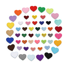 52Pcs Heat Heart Shaped Patches For Instants Garment-52