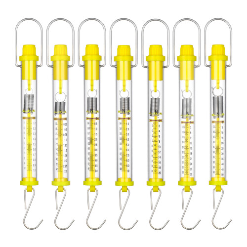 Plastic Metal Hanging Balance Scale Physics Teaching-2.5N 1