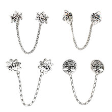 4Pcs Fashionable Vintage Sweater Guard Clasp For Women Casual