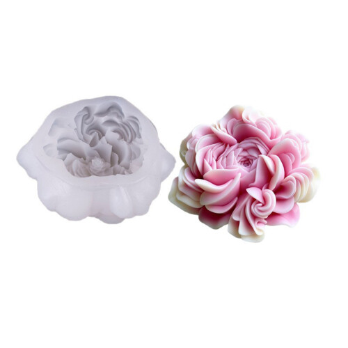 Silicone Flower Mold for Creating 3D Candle Handmade Wedding