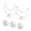 Easyly Install Fish Feeding Rings With Secure-Mooon shaped 1