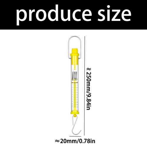 Plastic Metal Hanging Balance Scale Physics Teaching-2.5N 2