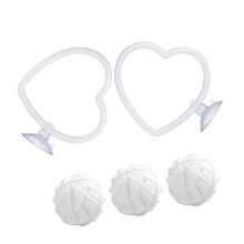 Easyly Install Suction Cup Fish Training Tool-heart shape