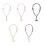 Multifunction Geometric Mobile Lanyard Comfort-Champagne Gold 2