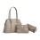 Contemporary Structured PU Armpit Bags Shoulder Bags Work-Gray 1