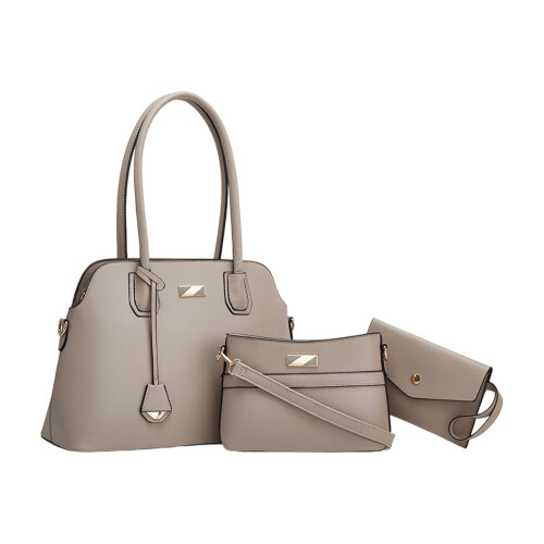Contemporary Structured PU Armpit Bags Shoulder Bags Work-Gray