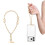 Multifunction Geometric Mobile Lanyard Comfort-Champagne Gold 3