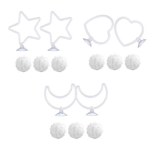 Easyly Install Suction Cup Fish Training Tool-heart shape 1