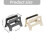 ABS Cutting Board Storage Rack For Countertop Keep-Creamcolor 4