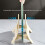 ABS Cutting Board Storage Rack For Countertop Keep-Creamcolor 5