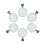 Optometry Testing Lenses Set With Silver Metal Border-Prism 2 2