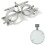 Professional Optometry Trial Lens Set In Silver Metal-Prism 8 5