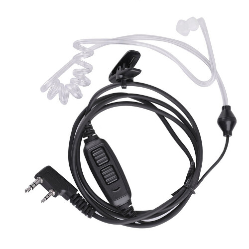 Air Tube Communication Earphone With Double Start Button