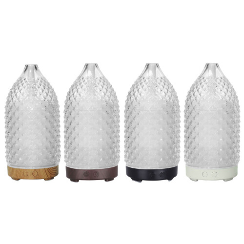 USB Humidifier for Bedroom Cool Misting Humidifier With 7-Black 1