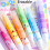 6Pcs Double Tip Erasable Highlighters Oblique Head Fluorescence 4